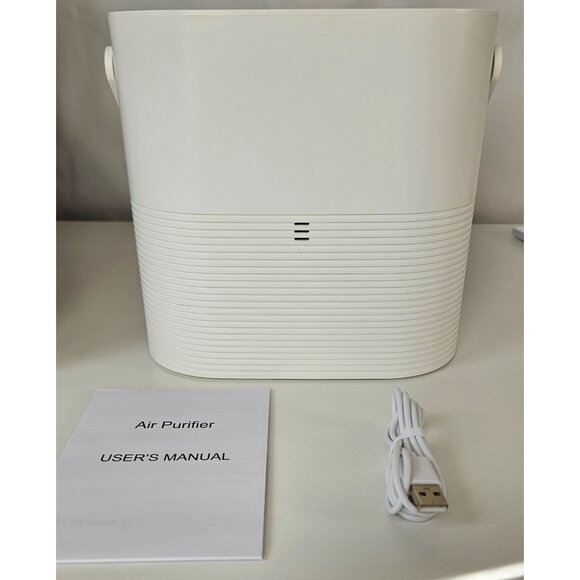Freshair Portable White Air Purifier USB Charging & Digital Display and Manual - Picture 2 of 10